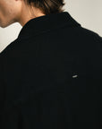 Knitted Button Down Black