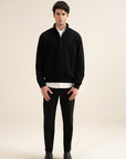 Cabletech Quarter Zipper Black