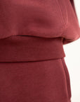 Formsoft Hoodie Wine Red