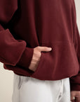 Formsoft Volume Hoodie Wine Red