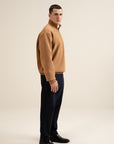 Formsoft Quarter Zipper Caramel