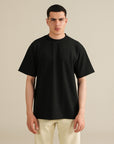 Koyo Knit Loose Fit Tee - Black