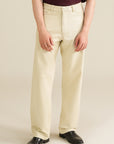 Everyday Straight Fit Pants - Cream