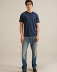 Regular Fit Tee - Graphite Blue