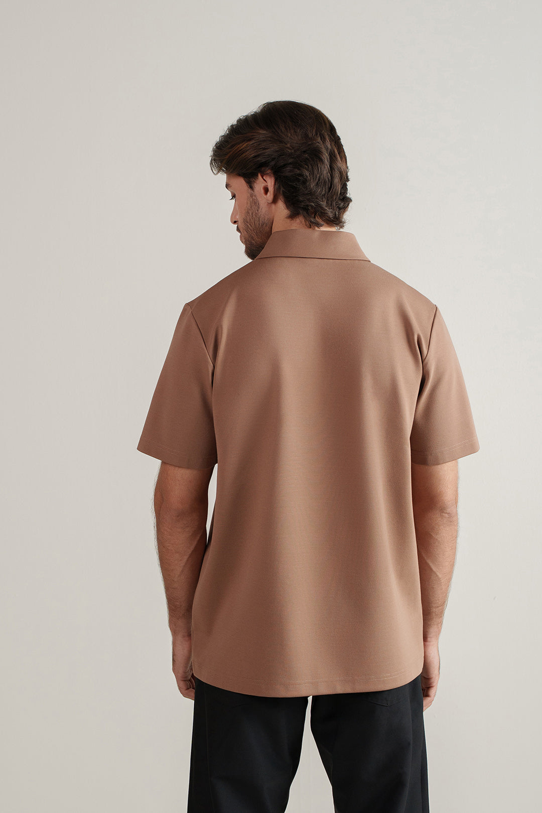 Koyo Knit Classic Polo - Tan