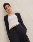Rib Camisole - White