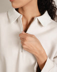 Oversized Polo - Cream