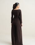 Square Neck Bodysuit - Mocha