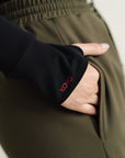 Knit Utility Pants - Olive