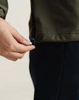 Mock Neck Jacket - Olive