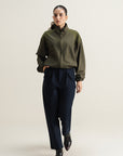 Mock Neck Jacket - Olive