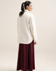 Suede Overshirt - White