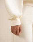 FormSoft Cacoon Hoodie - White Apricot