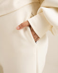 FormSoft Straight Leg Pants-White Apricot