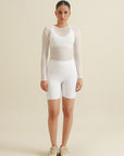 Mesh Tee - White