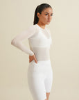 Mesh Tee - White