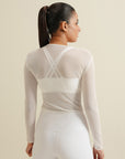 Mesh Tee - White