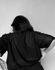 Mesh Crop tee - Black