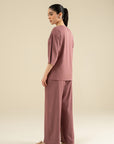 Hi-low Rib Top - Terracotta