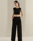 Scalloped Top - Black