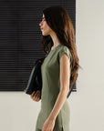 Fitted Knit Top - Olive