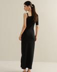 One Shoulder Dress - Black