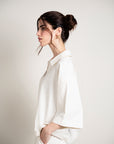Linen Overshirt - Off White