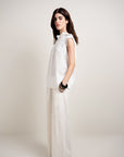 Ruffled Poplin Top