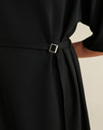 Boxy Mock Dress - Black