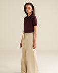 Essential Polo Bodysuit - Wine Red