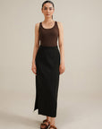 Scoop Tank - Brown