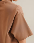 Koyoknit Boxy Tee -Tan