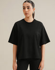 Koyoknit Boxy Tee -Black