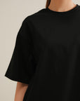 Koyoknit Boxy Tee -Black