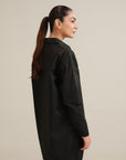 Hi-Lo Button Down - Black