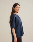 Relaxed Tee - Graphite Blue