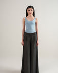 Scoop Bodysuit - Slate Blue