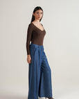 Scoop Full Sleeves Bodysuit - Brown