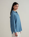 Ease Button Down - Sky