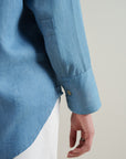 Ease Button Down - Sky