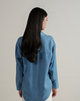Ease Button Down - Sky