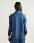 Ease Button Down - Indigo