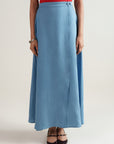 Wrap Skirt - Sky