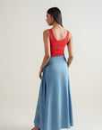 Wrap Skirt - Sky