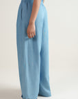 Sky Pleated Pants