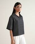 Denim Overshirt - Graphite